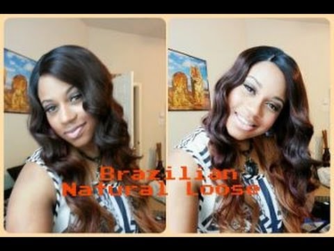 ♥Fab, long, and Wavy♥!!! Introducing Equal's BRAZILIAN Natural Loose Lace Deep Diagonal Part wig