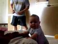 CUTE,FUNNY DANCING 9MON BABY HEAD BOBIN' TO THE MUSIC!!!!