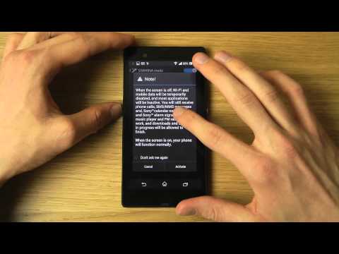 how to improve xperia t battery