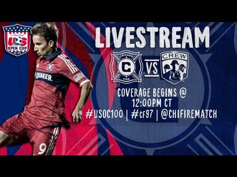 Chicago Fire - Live Stream of the fourth round Lamar Hunt U.S. Open Cup match between the Chicago Fire and Columbus Crew LIVE at 7:30pm CT from Toyota Park.
