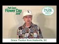 long-time gardener grace thorton tells about angel trumpet flowers growing as tall as a house