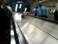 Going Up The London Tube Escalator