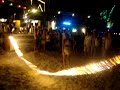 Flaming Skipping Rope Full Moon Party, Koh Phangan, Thailand - August 2009