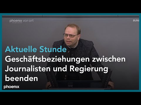 Geschftsbeziehungen zwischen Journalisten und Regierung beenden am 16.03.23 (Akt. Stunde, AfD-gefordert)