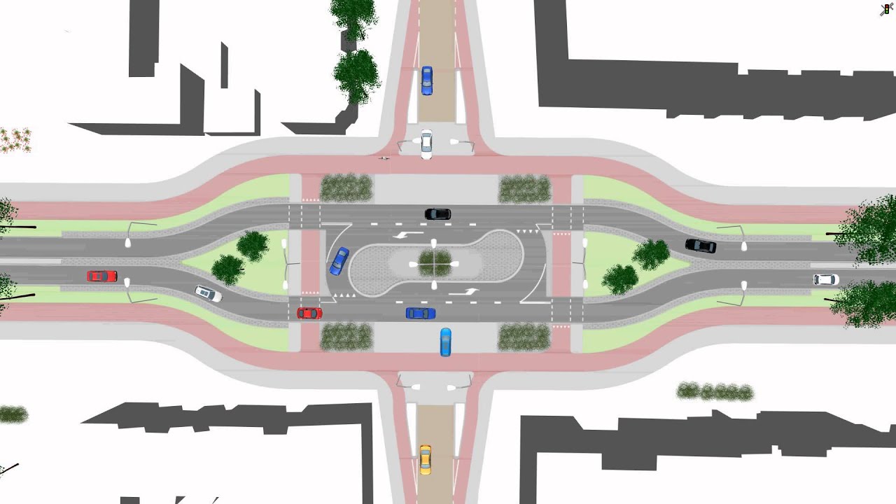 Voorbeeld van een voorrangsplein