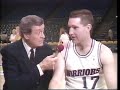 Chick Hearn with Chris Mullin (03/12/89)