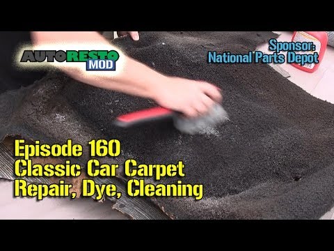 how to dye carpet in a car