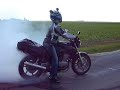 burnout en CB 500