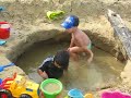 Jugando en la playa Paparo