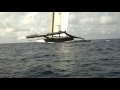 BMW/Oracle America's Cup Trimaran - Going FAST