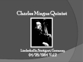 【TLRMC024】 Charles Mingus Quintet 04/28/1964