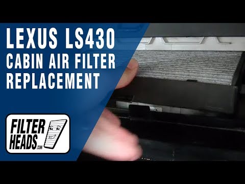 Cabin air filter replacement- Lexus LS430