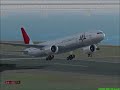 FS2004 Japan Airlines 773ER RJBB-RJTT
