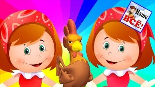 Петя-петушок, золотой гребешок. Песенка потешка видео для детей / Rooster cartoon.