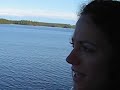 Finland in Kuopio around the lakes on a boat trip