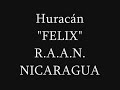 huracan felix en su paso por nicaragua 