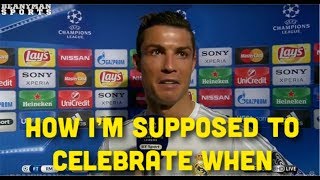 Ronaldo Tells why he didn’t Celebrate after scoring against Barcelona