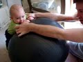 bouncing on ball