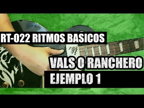 Vals o ranchero variaciones del ritmo