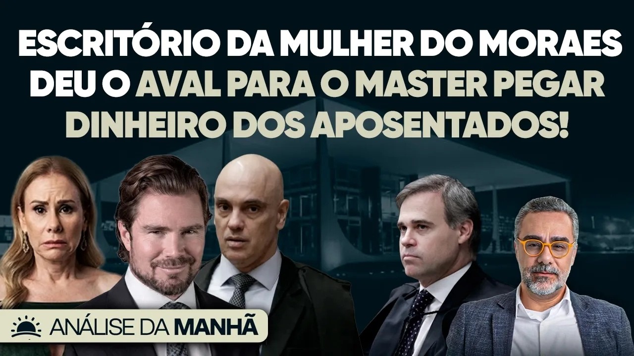 Esposa de Moraes Liberou o Master Para Pegar Dinheiro dos Aposentados!