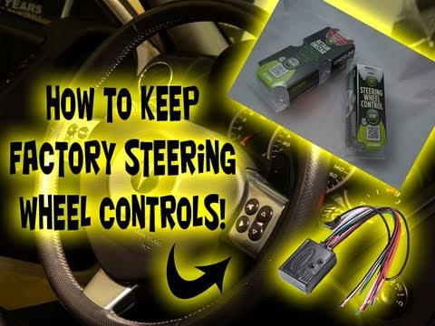 How to : Factory Steering Wheel Controls with Aftermarket Head Unit CD Player – Install Axxess ASWC