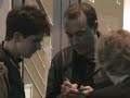 jean marc morandini arrive au salon de la tv a paris.