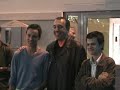 jean marc morandini arrive au salon de la tv a paris.