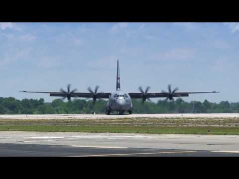 C-130 Hercules VERY Short Landing (HD)