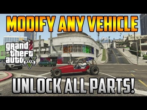 how to change unique vehicle gta v