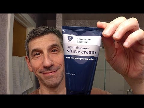 video-linktoworks-Grooming Lounge shaving products: pre-shave oil,...