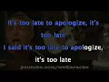 weKaraoke: Apologize - One Republic w/ Lyrics