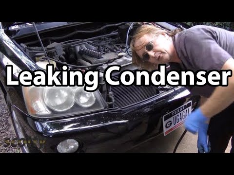 how to fix a leak in the ac of the car