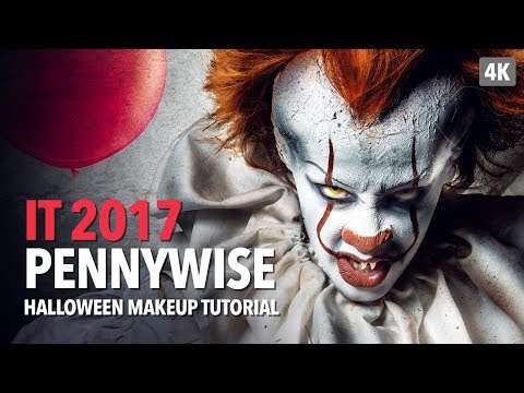 It 2017 - Pennywise Halloween Makeup Tutorial