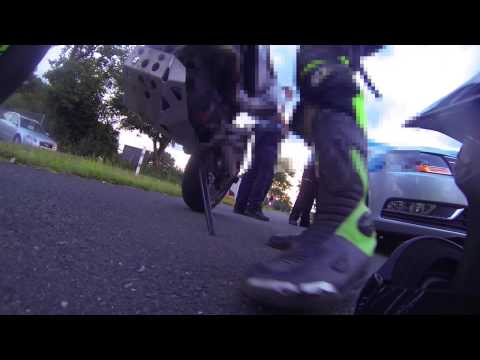 Polizeikontrolle KTM 690 SMC - Fahren ohne Kennzeichen -