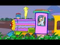 Down by Station - English Cartoon Nursery Rhymes