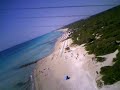 video su aeromodello al mare