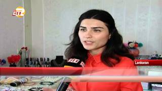 40 dəqiqəyə boyunbağı hazırlayan Lənkəran sakini