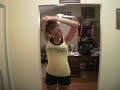 How a Girl with One Arm Puts Her Hair Up (:
