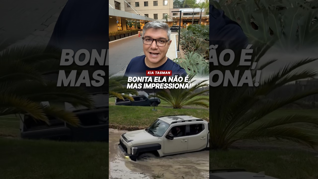 Kia Tasman: não é bonita, mas impressiona