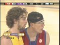 lakers vs barcelona preseason game 2009. kobe bryant 28 pts