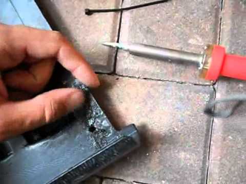 how to patch broken plastic