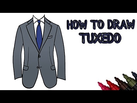 video-linktoworks-How to draw a tuxedo | Draw a suit