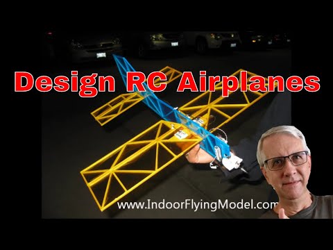 how to draw rc plane plans