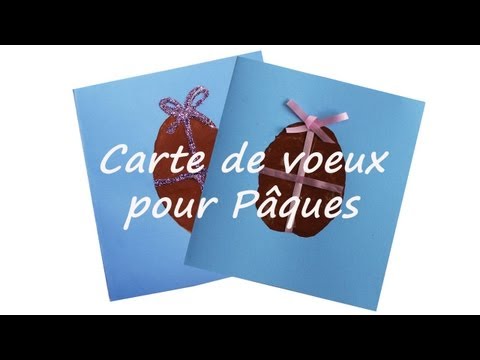 Carte de P�ques � faire soi-m�me