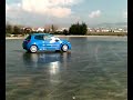 Derrapando con el clio sport en la pista deslizante