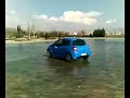 Derrapando con el clio sport en la pista deslizante