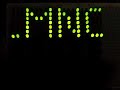 20x7 LED Matrix Lauftext Alphabet 20x7 LED Matrix Lauftext Alphabet