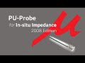 Microflown PU based in situ impedance