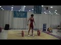 15 Year Old J.M. Hinson Snatches 83kg @ 68kg 15 Year Old J.M. Hinson Snatches 83kg @ 68kg