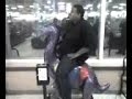 black guy riding purple dino to death